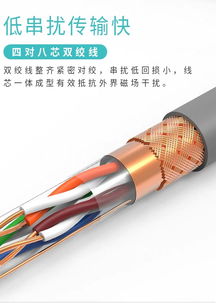 安普中讯千兆铜芯超五类双屏蔽网络线 打造稳定高效的网络与监控系统